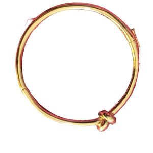 KATE SPADE GOLD SAILOR KNOT HINGED BANGLE